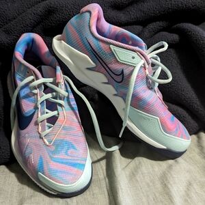 Nike Court Air Zoom Vapor Pro Pink Foam Glacier Blue Womens size 8.5 Tennis shoe